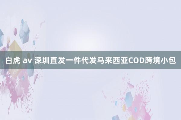 白虎 av 深圳直发一件代发马来西亚COD跨境小包