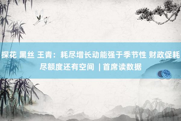 探花 黑丝 王青：耗尽增长动能强于季节性 财政促耗尽额度还有空间  | 首席读数据